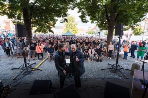 Koncert na schodech – Láďa Křížek