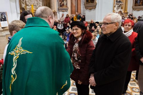Obnova manželských slibů jubilantů
