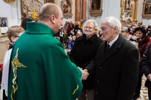 Obnova manželských slibů jubilantů