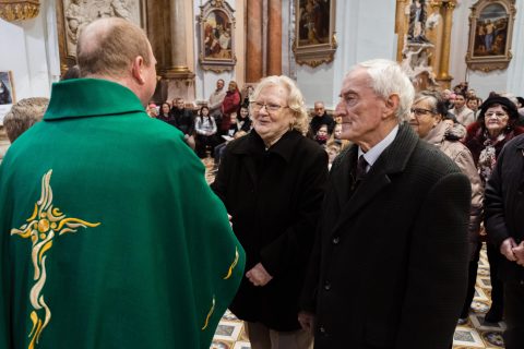 Obnova manželských slibů jubilantů