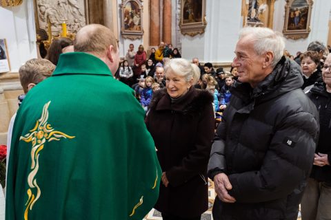 Obnova manželských slibů jubilantů