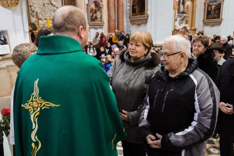 Obnova manželských slibů jubilantů