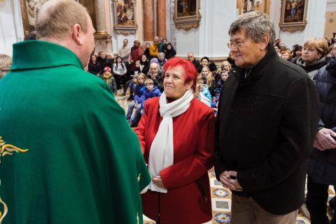Obnova manželských slibů jubilantů