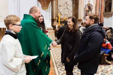 Obnova manželských slibů jubilantů
