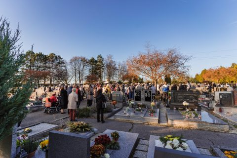 Pobožnost za zemřelé – 2022, Nový hřbitov