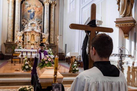 Pohřby p.Jurákové a p. Zemánka