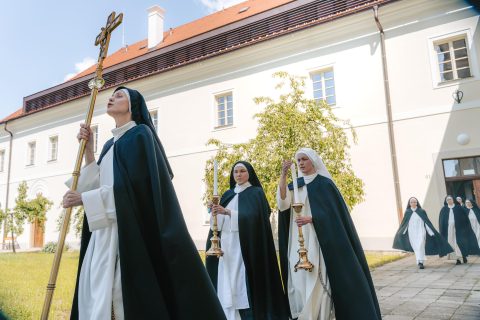 Posvěcení klausury kláštera