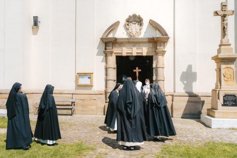 Posvěcení klausury kláštera