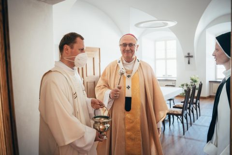 Posvěcení klausury kláštera