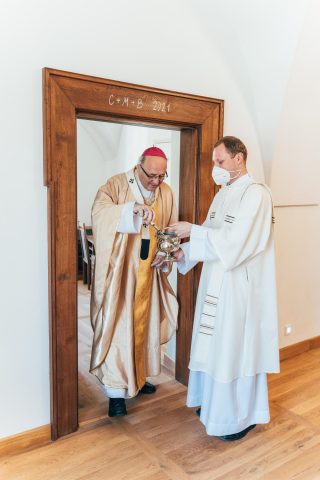 Posvěcení klausury kláštera