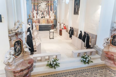 Posvěcení klausury kláštera