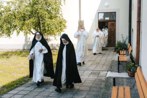 Posvěcení klausury kláštera