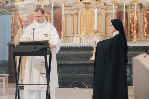 Posvěcení klausury kláštera