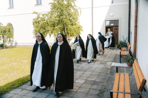 Posvěcení klausury kláštera
