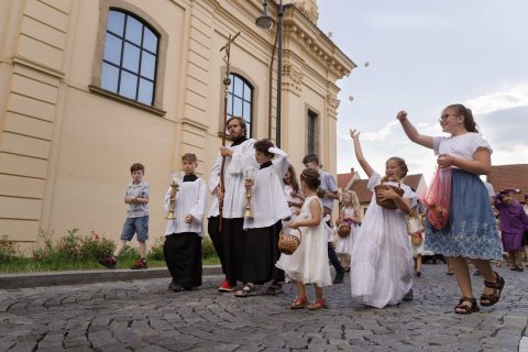 Průvod na slavnost Těla a krve Páně