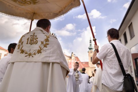Průvod na slavnost Těla a krve Páně