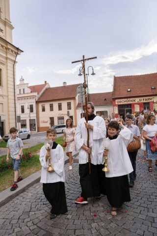 Průvod na slavnost Těla a krve Páně