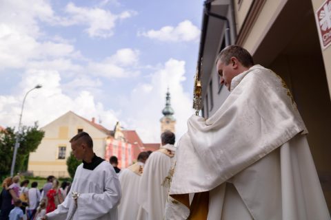 Průvod na slavnost Těla a krve Páně