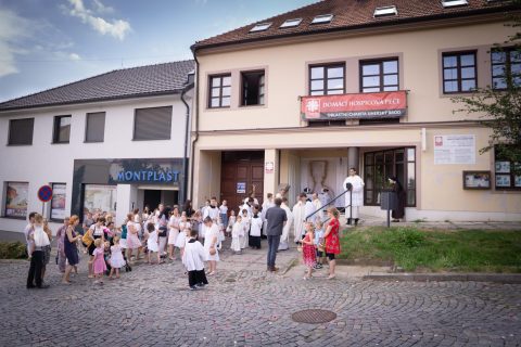 Průvod na slavnost Těla a krve Páně