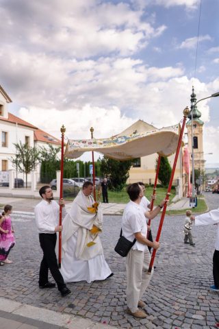 Průvod na slavnost Těla a krve Páně
