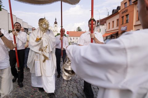 Průvod na slavnost Těla a krve Páně