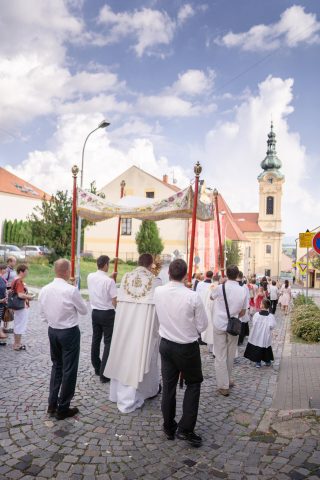 Průvod na slavnost Těla a krve Páně