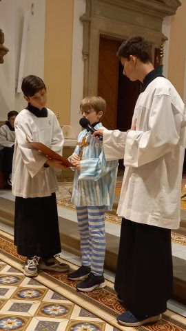 Průvod na slavnost Všech svatých