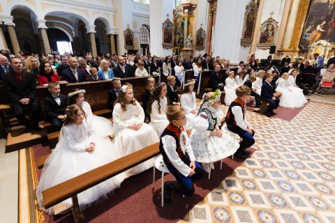 První sv. přijímání 2025