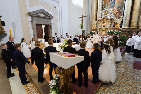 První sv. přijímání 2025