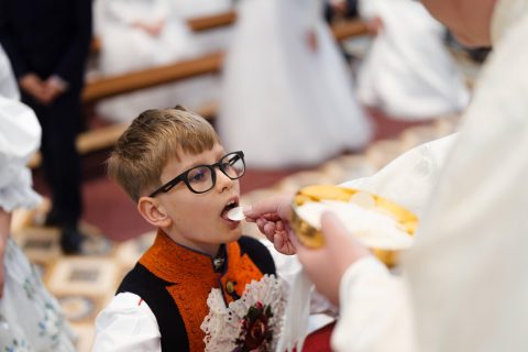První sv. přijímání 2025