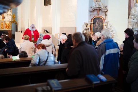 Triduum v klášterním kostele