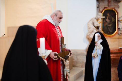 Triduum v klášterním kostele