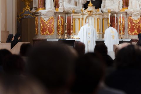 Triduum v klášterním kostele