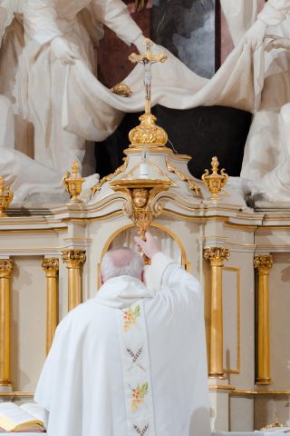 Triduum v klášterním kostele