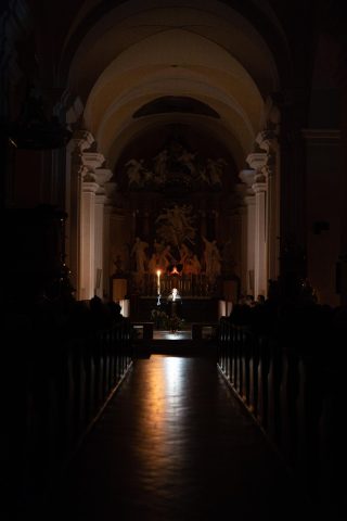 Triduum v klášterním kostele