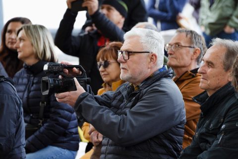 Vladimír Merta na schodech