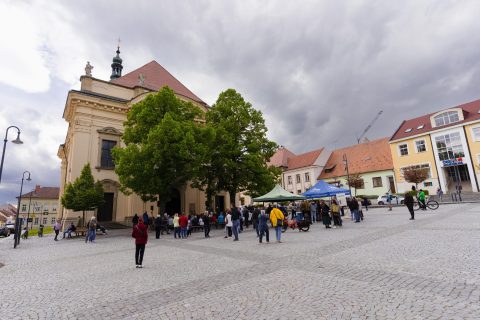 Vladimír Merta na schodech